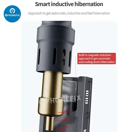PHONEFIX Mega-Idea adjustable angle air gun holder for repair tools, double station, versatile repair assist tool setup.