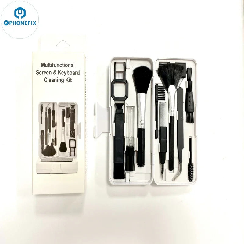 PHONEFIX HW-Q7/9 professional all-purpose cleaning toolkit for electronics with repair assist tools and precision cleaning accessories.