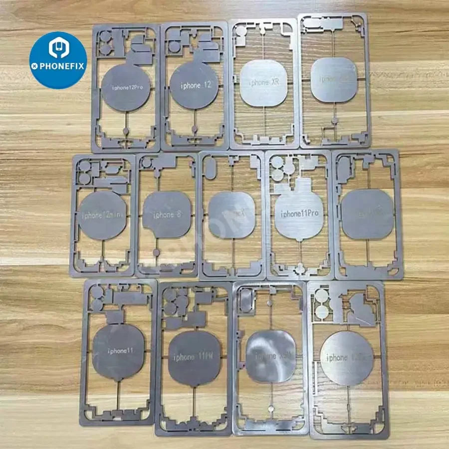 PhoneFix TBK 203R iPhone and Huawei centering fixture, protective positioning mold for repair assist tools.