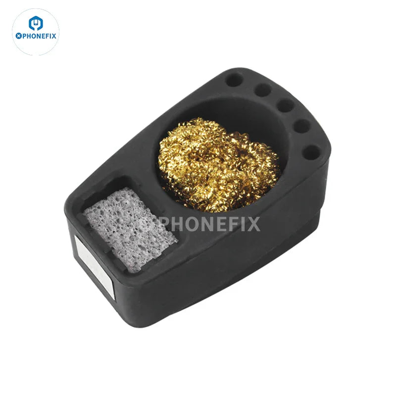 PhoneFix solder dross box holder for cleaning soldering tin and rosin residue, repair assist tool in various colors