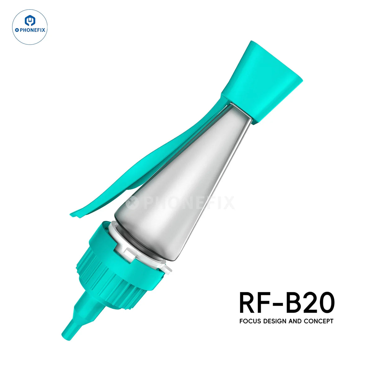 RF4 RF-B20 alcohol bottle phone repair press-type liquid dispenser, used for cleaning and disinfecting during repair processes.