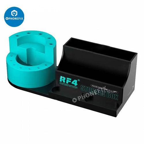 PHONEFIX RF-ST13 multifunctional mobile phone repair tools storage box with compartments for repair parts and tools.