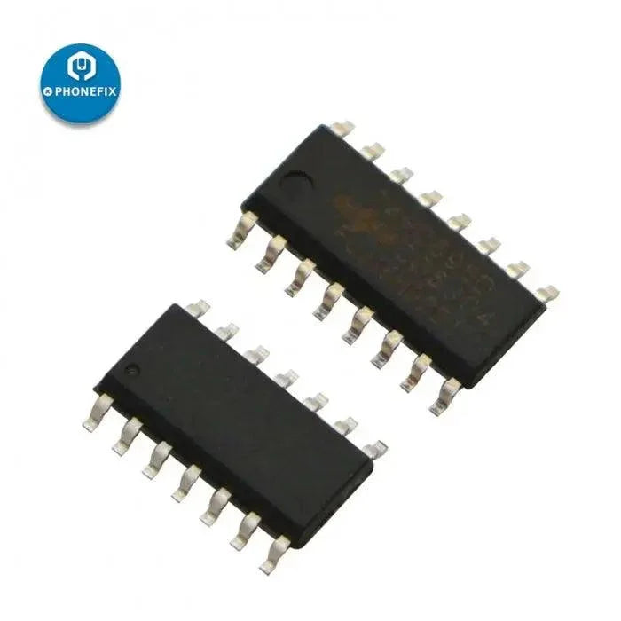 PhoneFix SMD PCB SMT circuit board with components, used for soldering practice and DIY electronics repair.