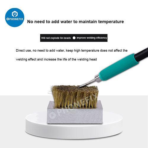 PHONEFIX anti-static cleaning brush for mobile phones, tablets, PCB, BGA soldering, and electronics repair assist tool.