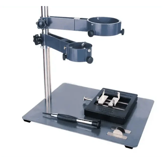 PHONEFIX hot air gun external fixator for BGA rework stations, shelving bracket for repair assist tools, used for electronic repairs.