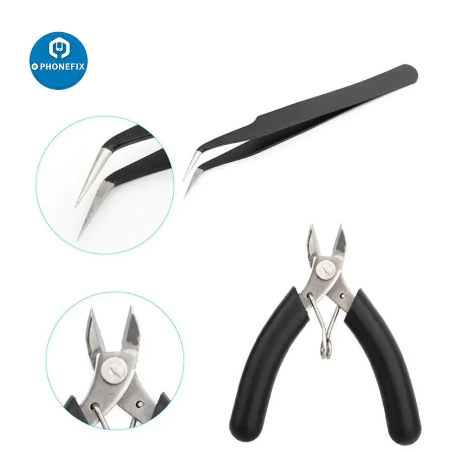 PHONEFIX 11-in-1 multi-function disassembly tool kit for electronic cigarettes and DIY repairs, featuring various repair assist tools.