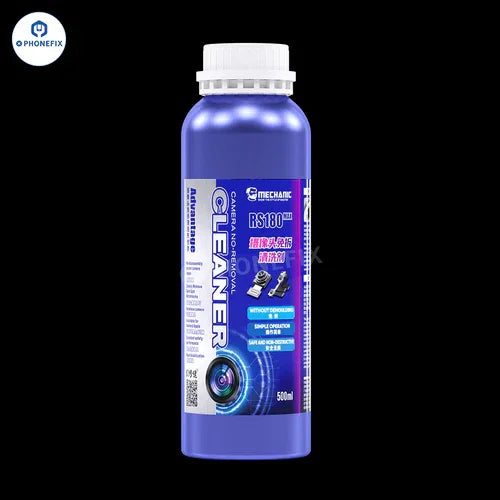 PHONEFIX 500ml ultrasonic cleaner for phone, PCB, IC, and camera cleaning, repair assist tool for electronic device maintenance.