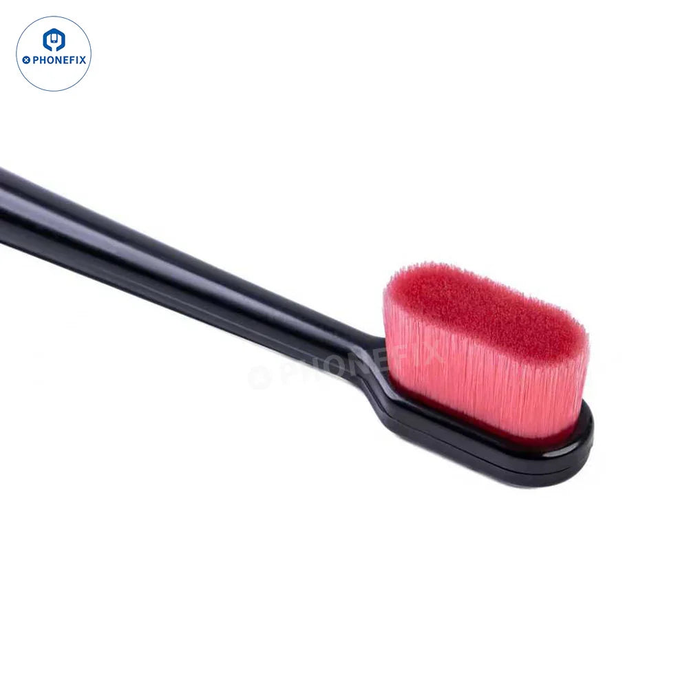 PHONEFIX YCS motherboard CPU chip solder pad cleaning brush for phone repair, with fine bristles for precise cleaning.