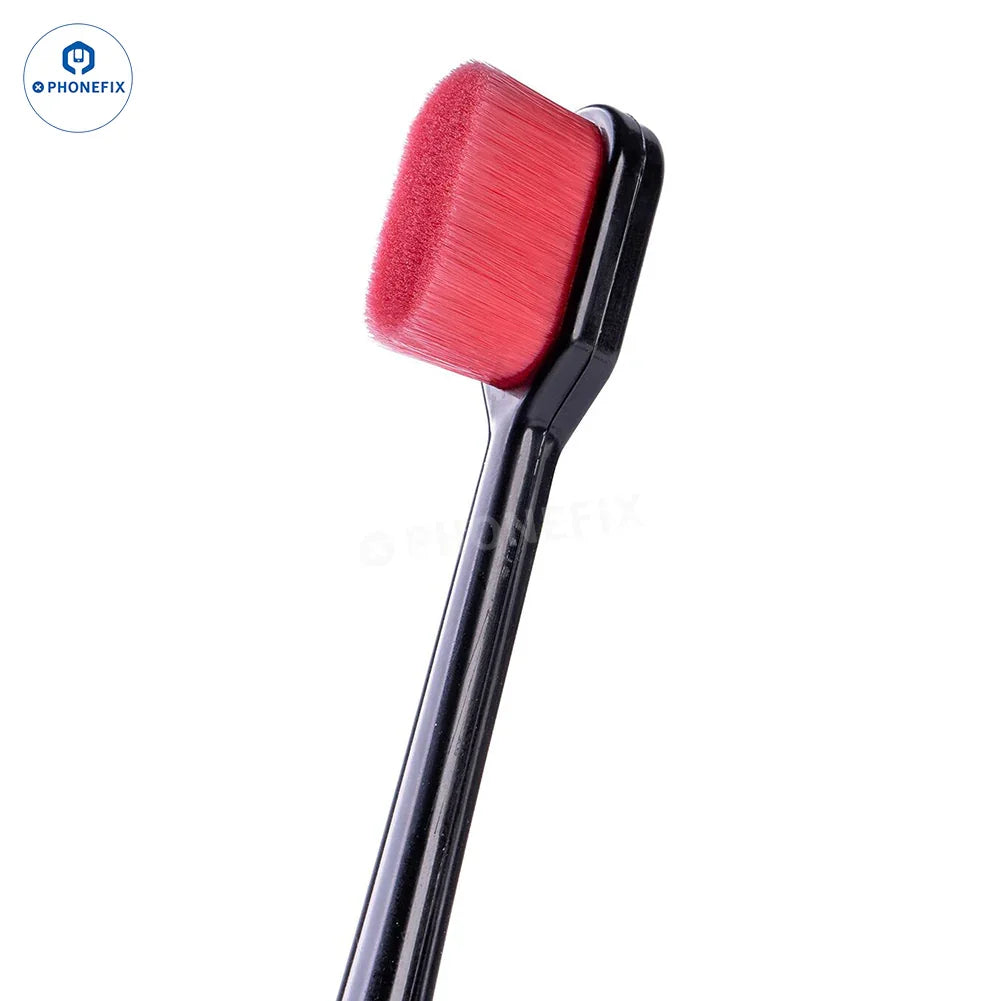 PHONEFIX YCS motherboard CPU chip solder pad cleaning brush for phone repair, precision tool for electronic component cleaning.
