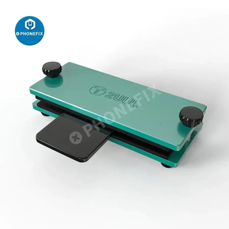 PHONEFIX 2UUL Universal Press Clamp for phone and tablet screens, pressure fixture for opening and repair tasks.