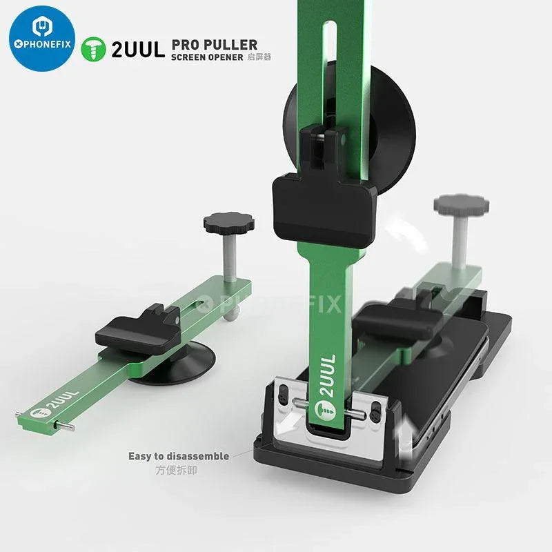 PHONEFIX 2UUL DA08 Pro universal LCD screen opening fixture with heating feature, used for phone screen repair and opening.