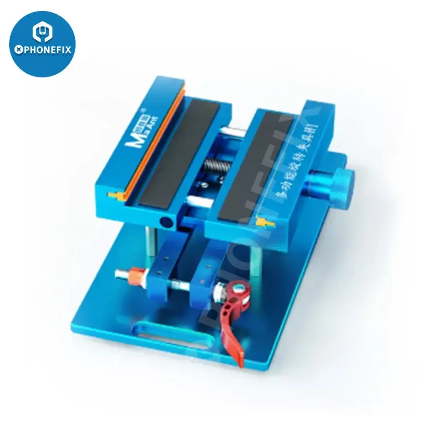 PhoneFix universal H1 H2 rotatable holder fixture jig for iPhone back cover glass screen opening and repair.