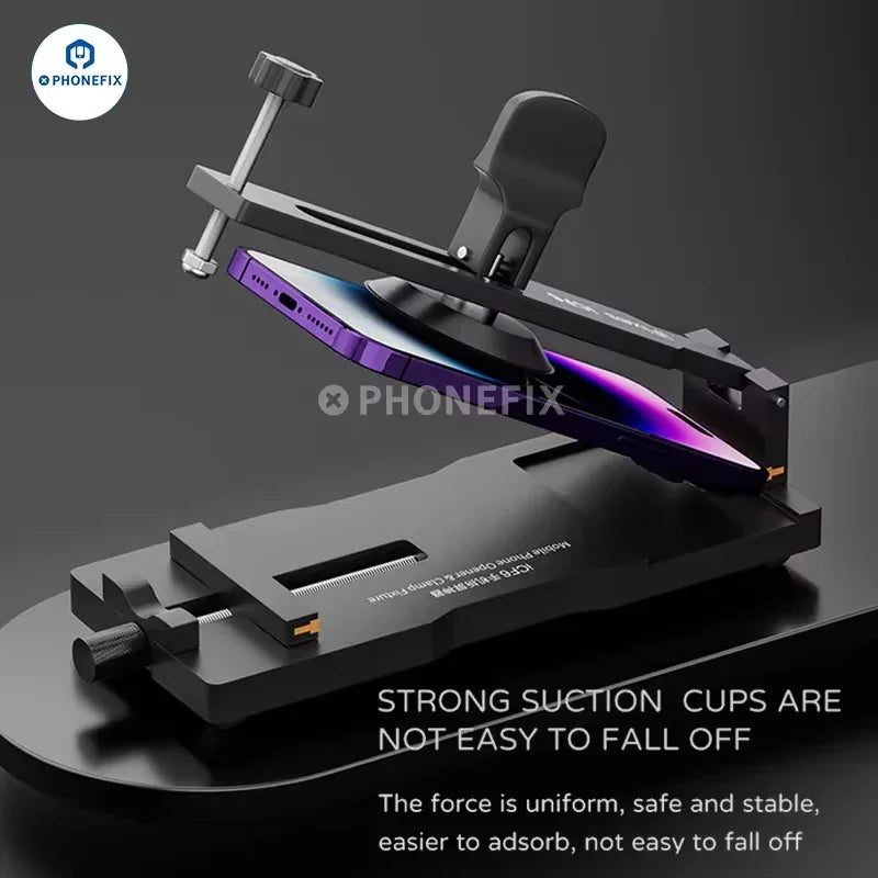 iFixes iCF6 Phone Screen Separator and Mid Frame Correction Clamp by PHONEFIX for opening and repairing smartphone screens.