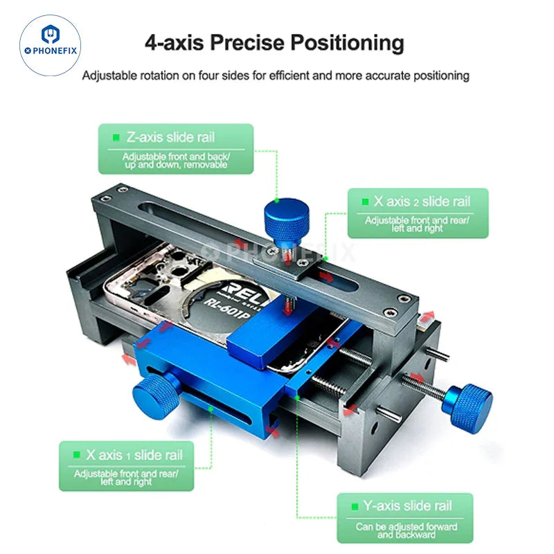 PHONEFIX screen opening fixture for phone frame correction, LCD back cover glass removal clamp, used for phone repair and assembly