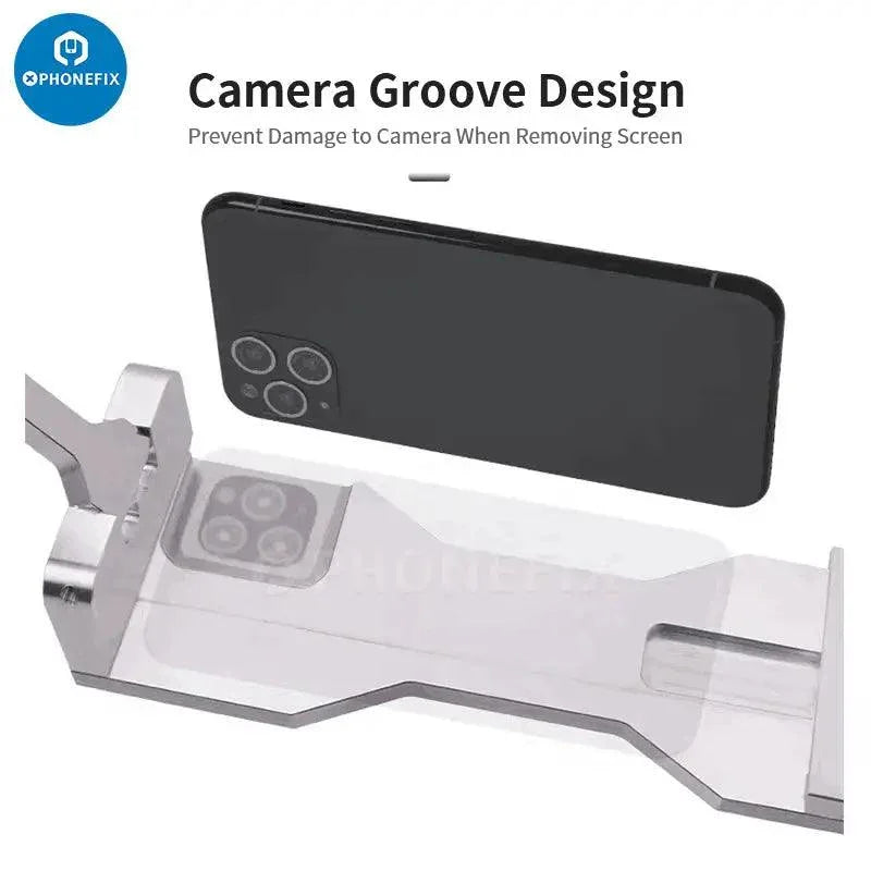 PHONEFIX non-heating screen separator fixture for iPhone and iPad LCD screen opening repair, used for safe screen separation.