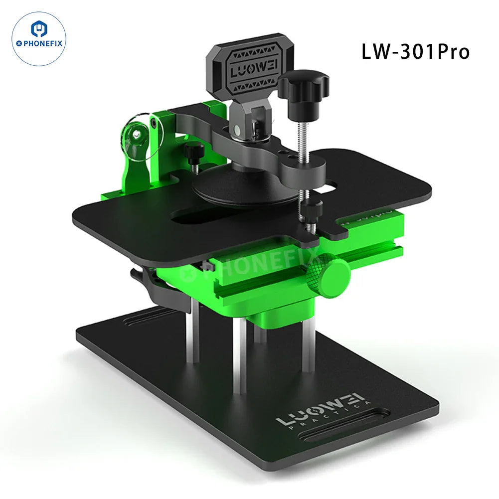 PhoneFix LUOWEI LW-021PRO LW-022PRO LW-301 PRO screen opening fixture for phone back cover repair, 4-in-1 tool for precise alignment.