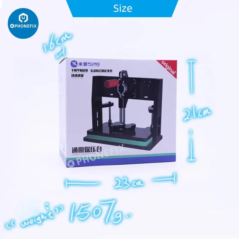 MIJING BY-20 Pressure Retaining Platform Fixture for LCD screens, used as a screen opening clamp for phone repair.