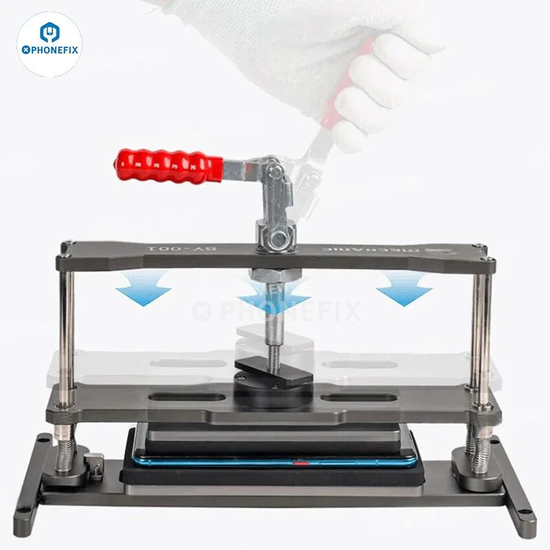 PhoneFix MIJING BY-20 pressure retaining platform fixture for LCD screen opening and repair.