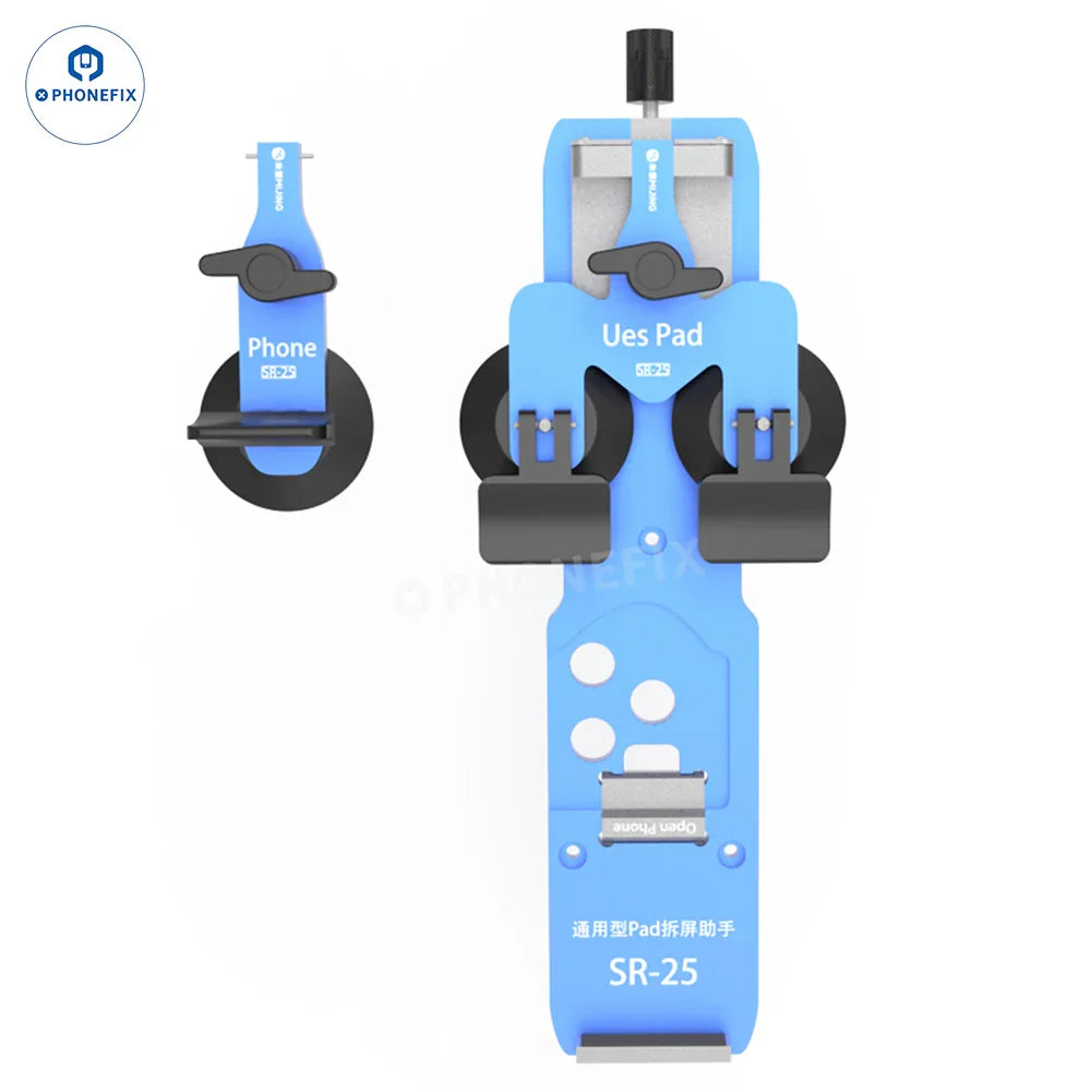 Dispositivo de apertura de pantalla PhoneFix MIJING SR20 SR21 SR25 para la extracción de pantallas LCD de teléfonos y tabletas, utilizado para la apertura y reparación precisa de pantallas.