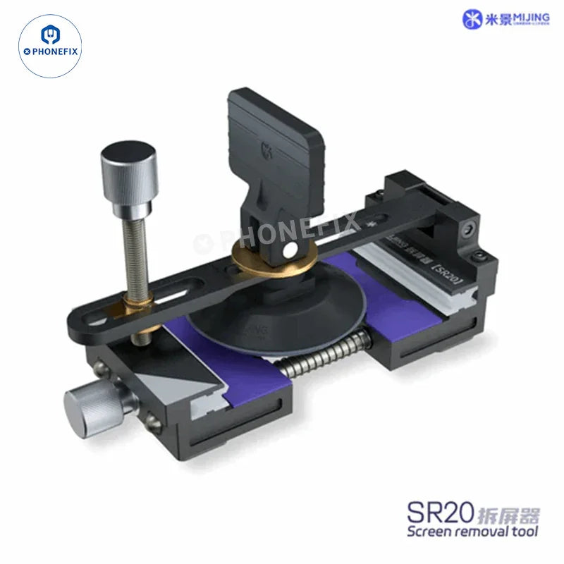 Dispositivo de apertura de pantalla PHONEFIX MIJING SR20 SR21 SR25 para la extracción de pantallas LCD de teléfonos y tabletas, utilizado para una apertura de pantalla segura.
