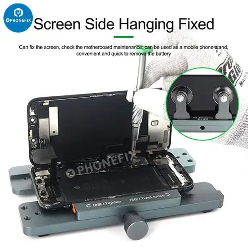 RELIFE RL-601S Mini Dismantling Screen Pressure Holding Fixture for phone screen opening by PHONEFIX, used in device repairs