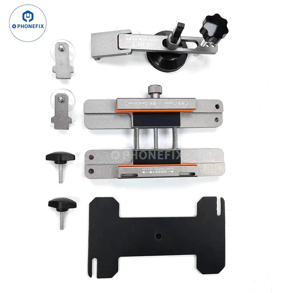 PhoneFix RELIFE RL-601S Mini Dismantling Screen Pressure Holding Fixture used for opening and repairing phone screens.