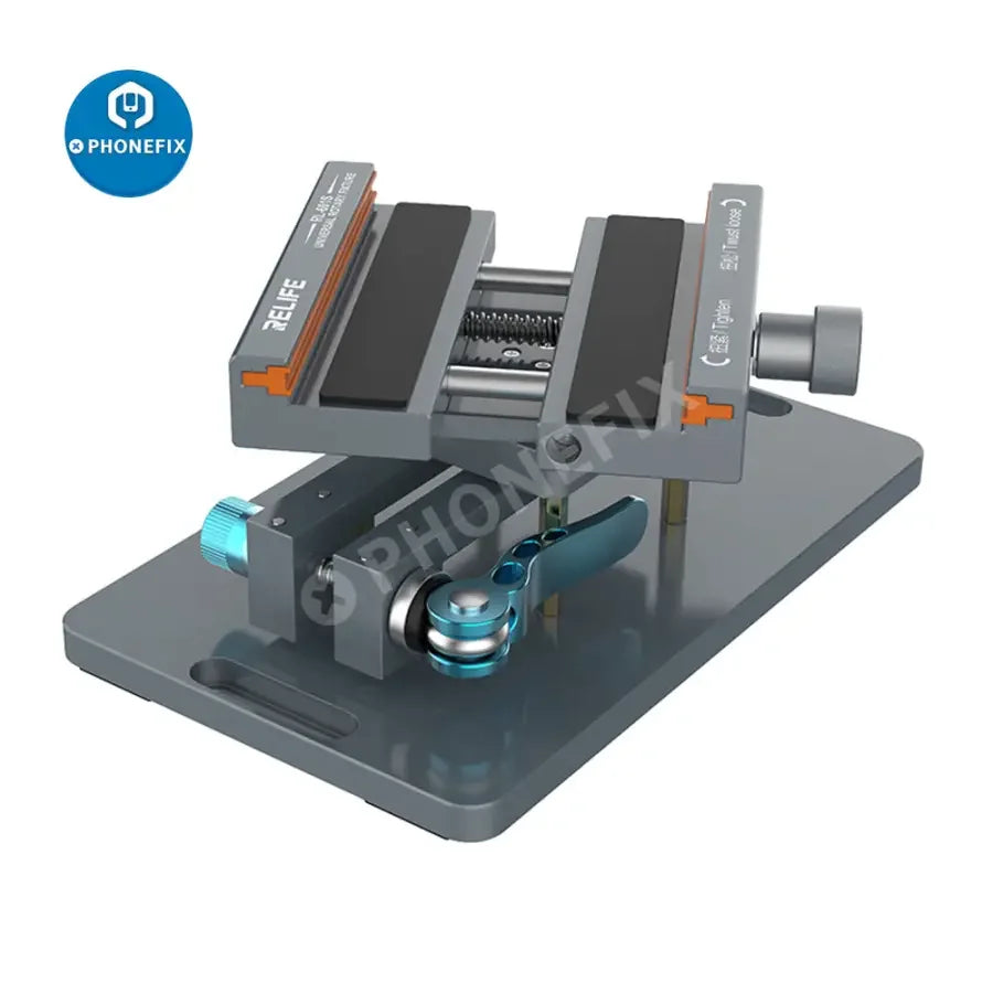 PHONEFIX RL-601S mobile phone rear glass cover removal tool with rotating fixture for screen opening and repair.