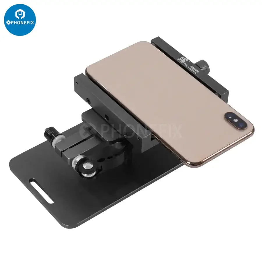 PHONEFIX RL-601S mobile phone rear glass cover removal tool with rotating fixture for screen opening and repair.