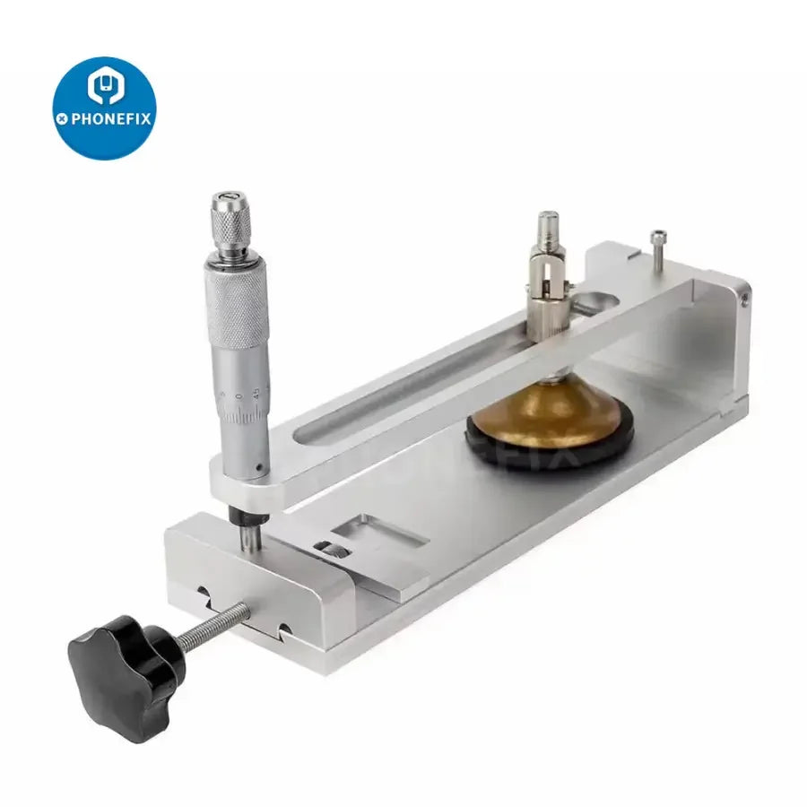 PhoneFix non-heating LCD screen separator for phone and tablet split screen repair, shown with screen opening fixture.
