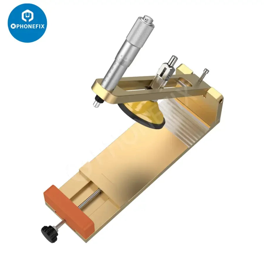 PhoneFix non-heating LCD screen separator for phone and tablet split screen repair, with screen opening fixture in use.