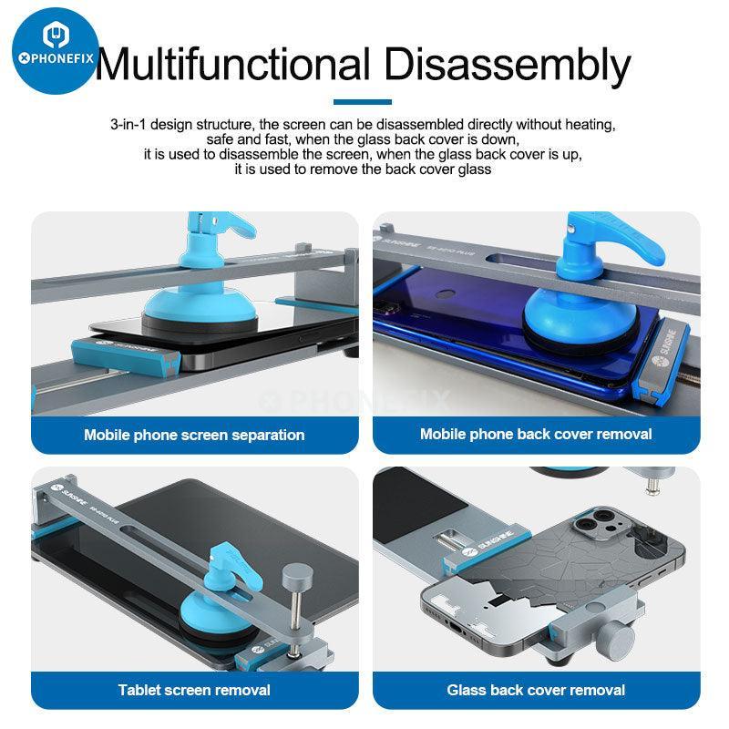 PhoneFix non-heating LCD screen separator for phone and tablet split screen repair, screen opening fixture tool.
