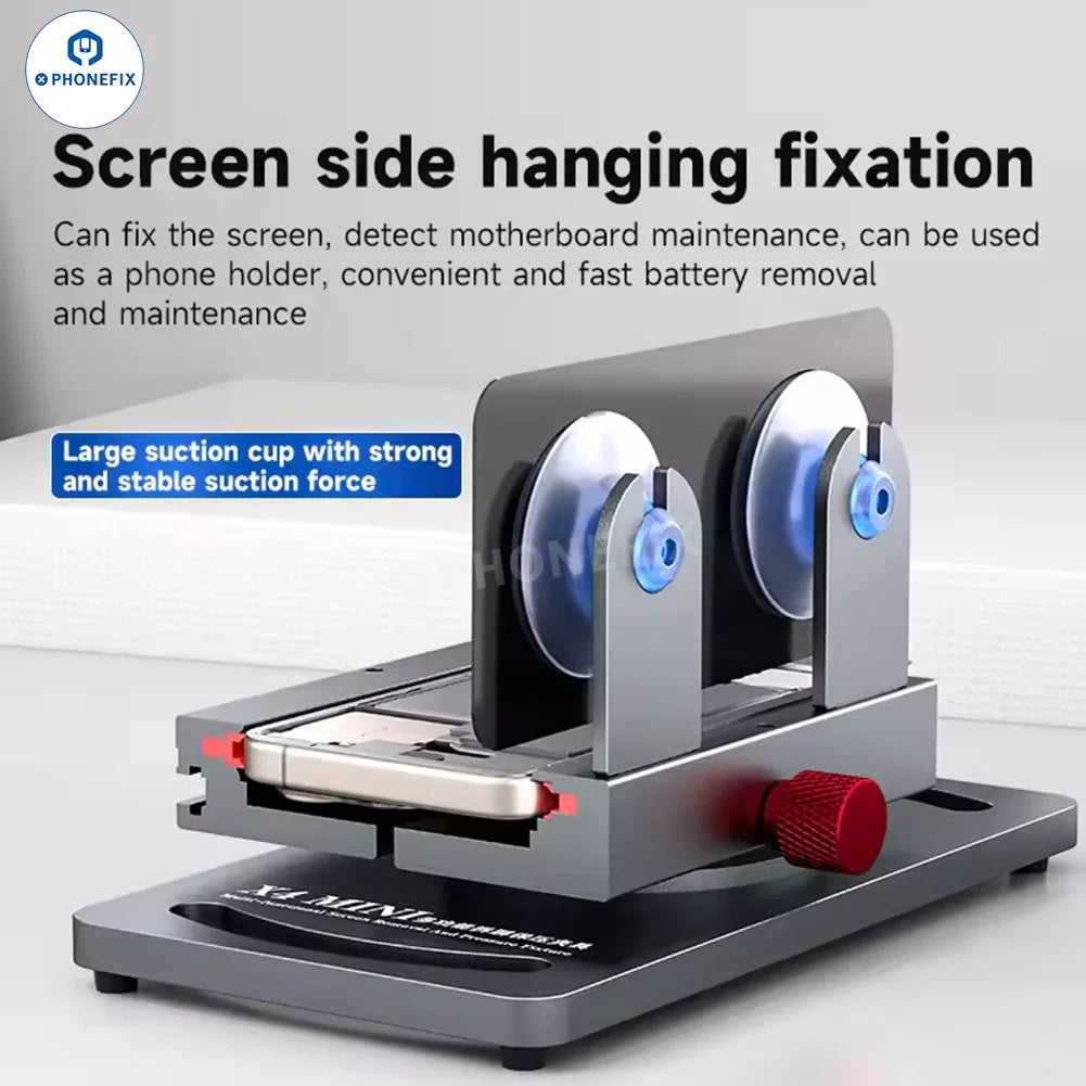 XZZ X4 Soporte universal de abrazadera de presión para la extracción y reparación de pantallas de teléfonos, de PHONEFIX.