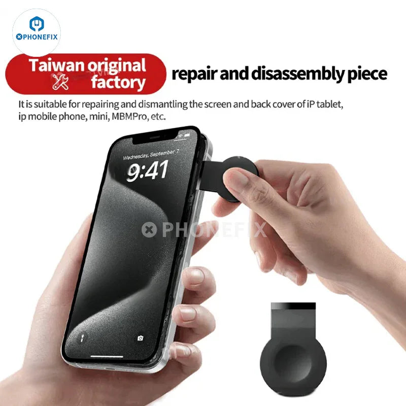 PHONEFIX RK disassembly tool for iPhone, iPad, tablet, and laptop back cover repair, designed for screen opening and device disassembly.