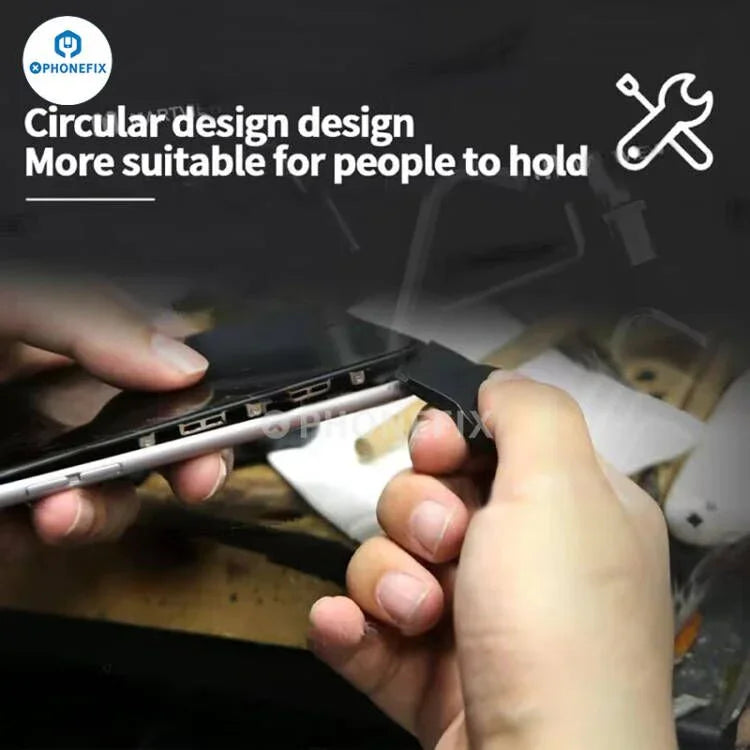 PhoneFix RK disassembly tool for opening iPhone, iPad, tablet, and laptop back covers during repair.