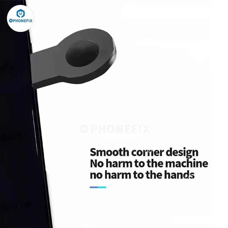 PHONEFIX RK disassembly tool for iPhone, iPad, tablet, and laptop back cover repair, precision screen opening tool in image.