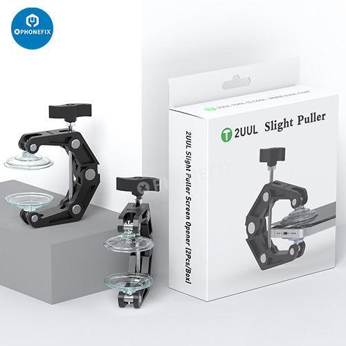 PHONEFIX 2UUL multifunctional screen opening tools, including puller and clamp, for phone repair and screen removal.