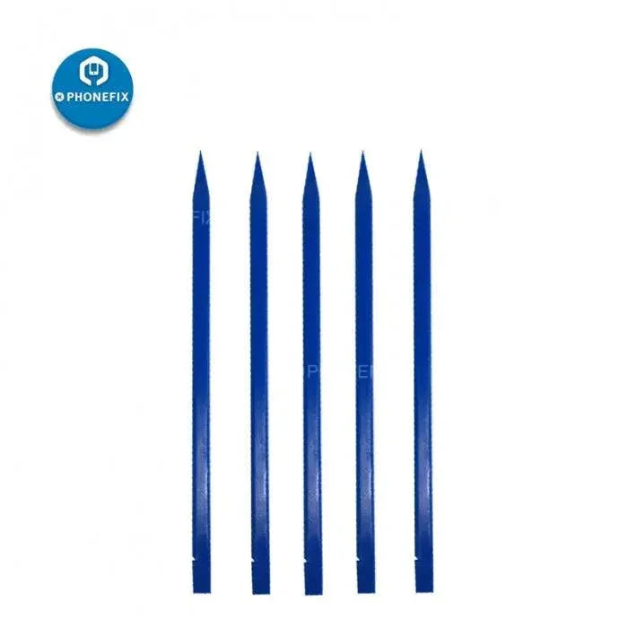 Anti-static nylon spudger pry bars for phone and tablet opening, PHONEFIX screen repair tools for device disassembly.