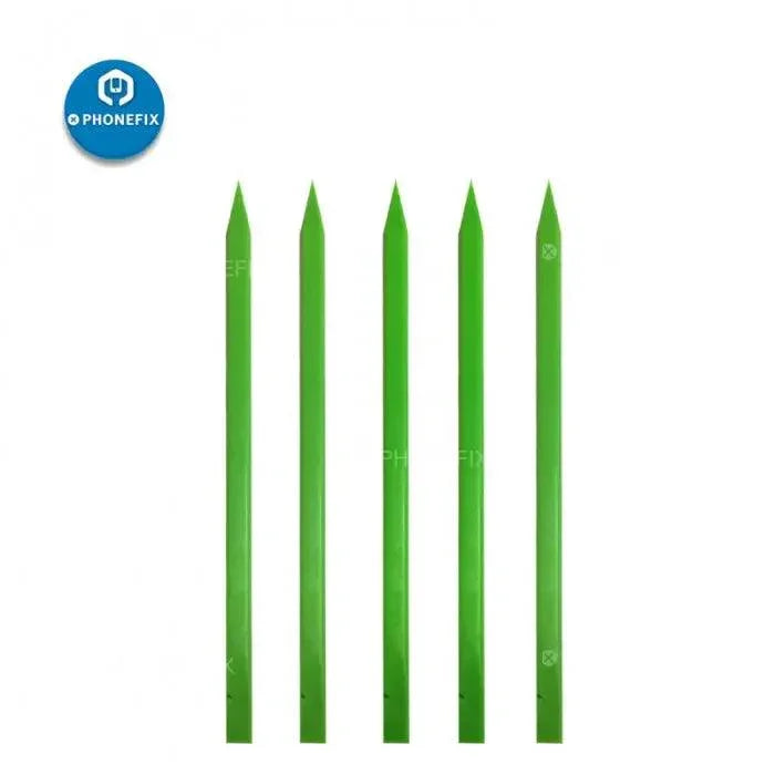 Anti-static nylon spudger pry bars and phone opening tools set by PHONEFIX for phone, tablet, and PC disassembly and repair.