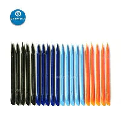 PHONEFIX anti-static nylon spudger pry bars and phone opening tools set for screen disassembly and device repair.