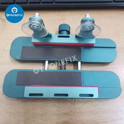 PHONEFIX GO-010 3-in-1 motherboard fixture and phone back cover clamp opener tool for screen opening and repair.