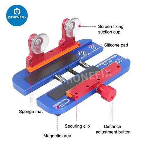 PHONEFIX GO-010 3-in-1 motherboard fixture and back cover clamp opener for phone screen opening and repair.