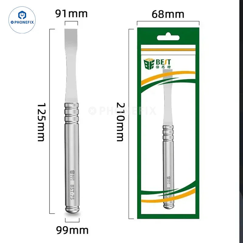PhoneFix universal screen opener tool with ultra-thin blade for easy disassembly and repair of smartphones.