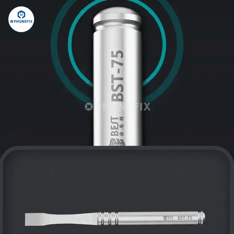 Universal screen opener tool by PHONEFIX, ultra-thin disassembly blade for safely opening and repairing smartphone screens.