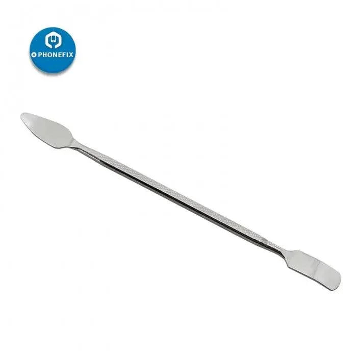 Set of three metal spudger pry tools from PHONEFIX for phone disassembly and screen opening repair.