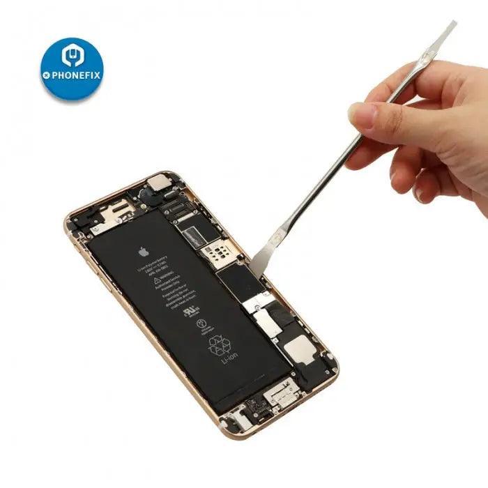 Ensemble de quatre couteaux de réparation de puces PHONEFIX à lames fines pour le retrait des processeurs BGA et l'ouverture d'écran.
