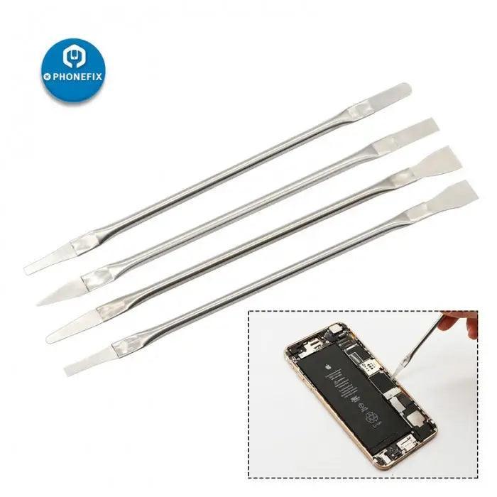 Ensemble de 4 couteaux de réparation de puces PHONEFIX à lames fines pour le retrait des processeurs BGA et l'ouverture d'écran.