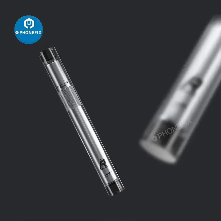 PHONEFIX MiJing GD10 breaking pen used for opening iPhone X to 12 Pro Max rear glass repair, shown in the image.