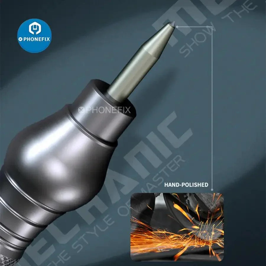 PhoneFix Mechanic iRock 5 Boulder Glass Breaking Pen for iPhone rear glass, a screen opening tool for smartphone repair.