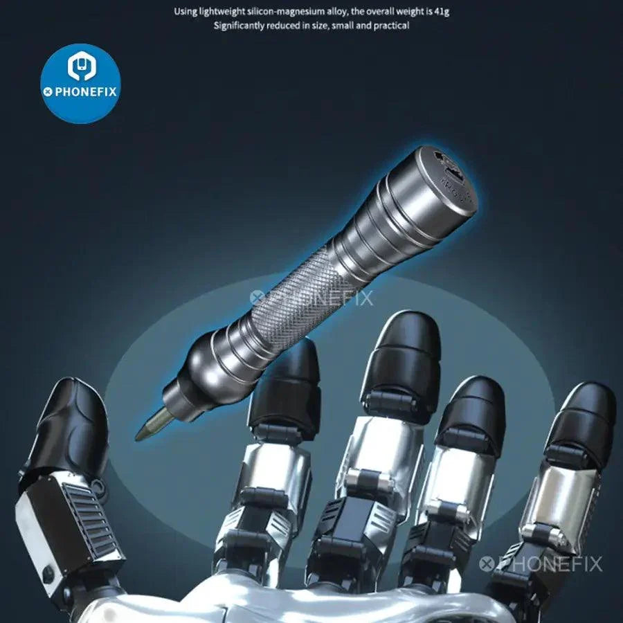 PhoneFix iRock 5 Boulder glass-breaking pen for iPhone rear glass, a tool for screen opening and repair.