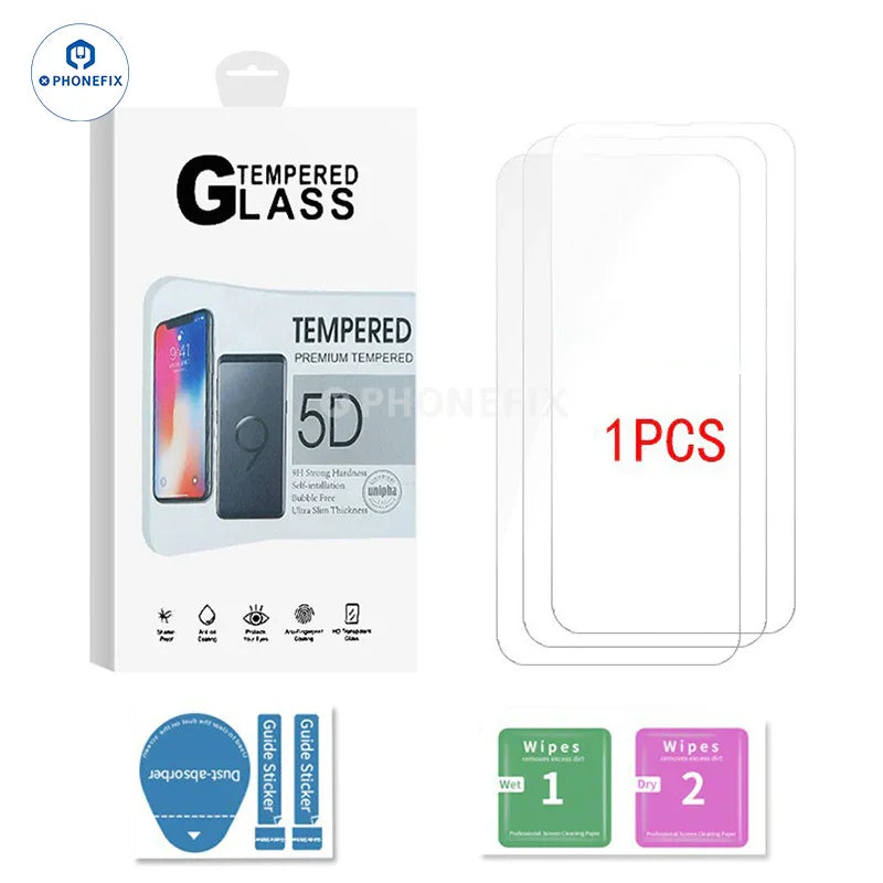 PHONEFIX HD anti-peep tempered glass screen protector for iPhone 16 Pro Max, showing clear, shatter-resistant protective film on device